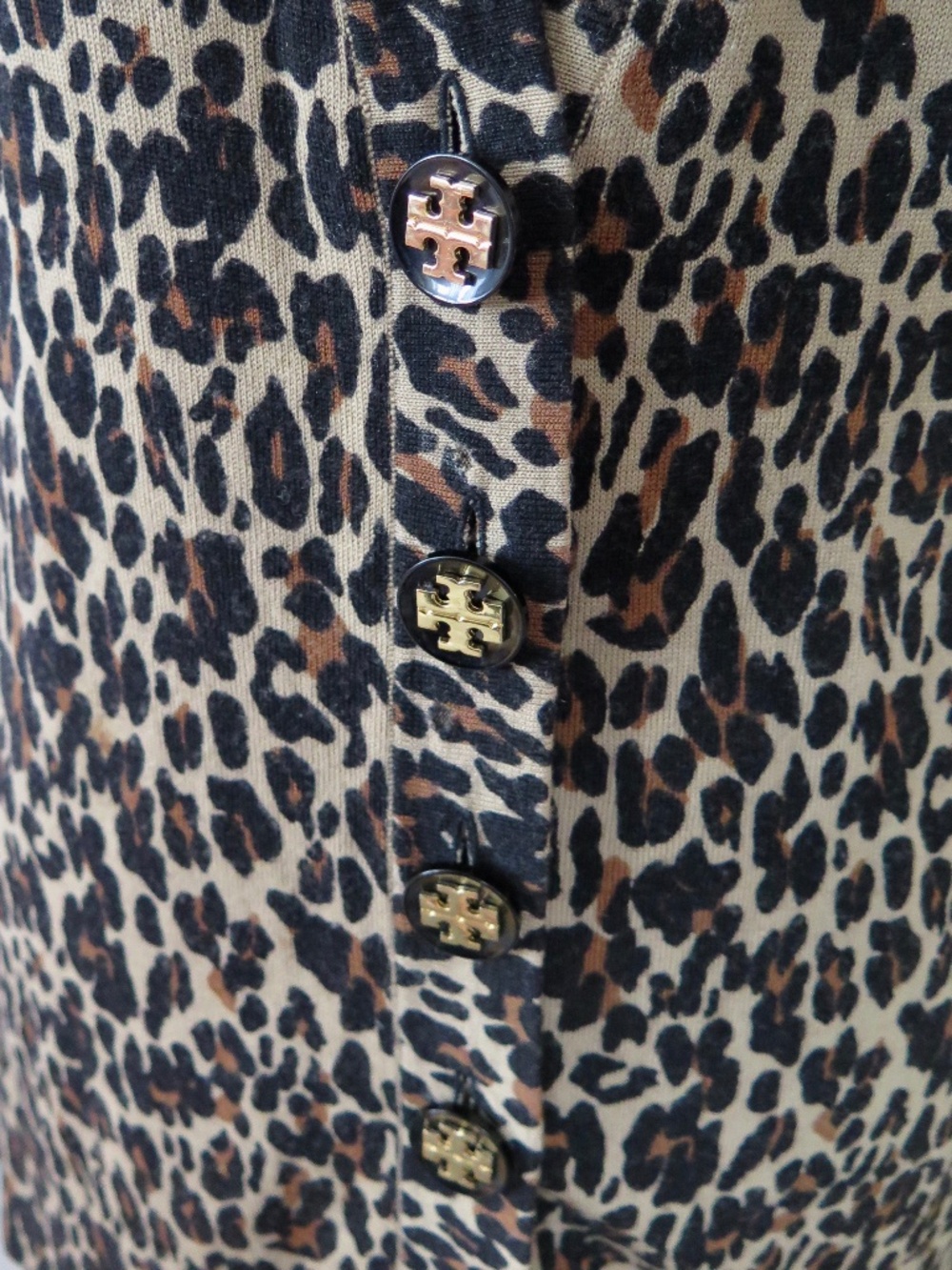 Tory Burch Cardigan - Leopard Print - Picture 3 of 9